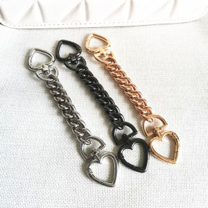 Tali Bahu อุปกรณ์เสริมของกระเป๋าสายคล้องโซ่แทนสายคล้องตกแต่งแฟชั่นไฮเอนด์สายต่อขยายสายคล้องโซ่กระเป๋าของผู้หญิงสายคล้องไหล่เส้นทแยงมุมทำจากโลหะอเนกประสงค์