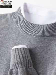 TUCANO | Thickened Solid Color Mens Sweater