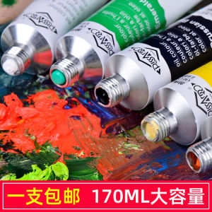 Oil Paints Suit Oil Painting Canvas Canvas Frame Painting Material Tools for Artists and Painters Beginner Introduction Sketch Art Supplies Dye Base Material Aluminum Tube Pack 170ml Single