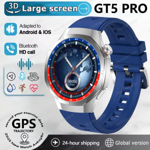PRO Upgrade Smart Watch Men Watch 5 Pro AMOLED HD Screen Bluetooth Call GPS Trajectory Heart Rate Waterproof SmartWatch 2025