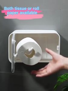 Ecoco Tissue Holder Organizer Tissue Dispenser For Bathroom Rack E1903 Three Colors Available