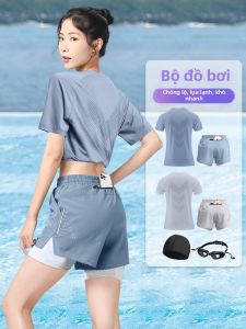 HROLRN | Áo Bơi Dạng Áo Sơ Mi Phù Hợp Với Người Mập