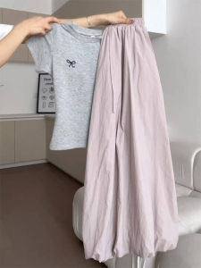 Summer Design Textured High Waist A-Line Long Skirt Womens Puffy Half-length Skirts Korean Style Straight Tube Lace Shirt