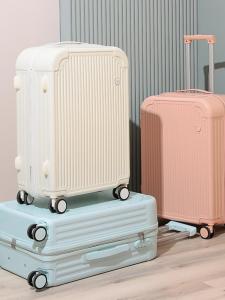 Xiaomi Aluminum Carry-On Suitcase 20 Inch Fashionable Travel Bag for Women Universal Wheel Suitcase Password Lock Leather Handle