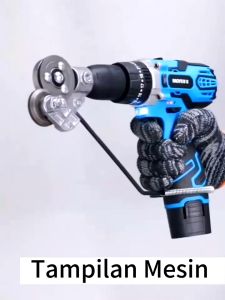 Adaptor Pemotong Logam Multifungsi YONGKANG Tools untuk Bor Cordless - Kapasitas Potong Besi/Baja 0.3-1.2mm