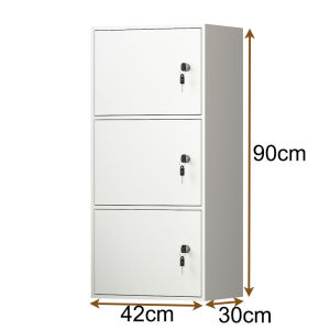 Wall Corner With Door Lockable Storage Cabinet
