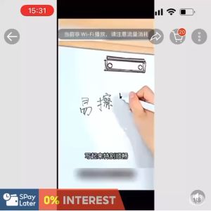 CHB 3in1 Two-color whiteboard pen set can be wiped without leaving marks smooth writing large capacity