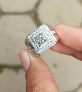 cincin berlian perak palladium