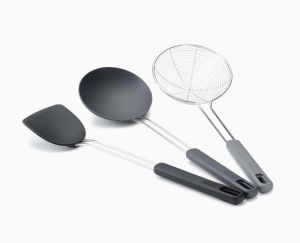 JOSEPH JOSEPH NEST Fusion Black Wok Utensil Tool Set