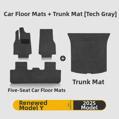 For Tesla Model Y and 3 Driver Side Floor Mat
