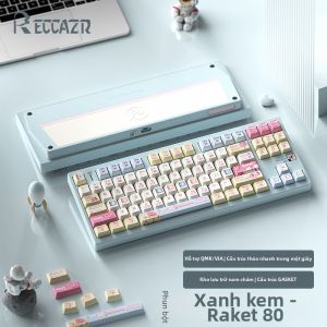 Bàn Phím Cơ Chế Độ 3 Tùy Chỉnh Khung Nhôm