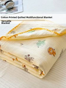 MANSHIAN | Cartoon Cotton Soft Blanket