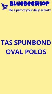 Paket Usaha Kodian Tas Spunbond Belanja Oval Polos 75 GSM Totebag Grosir Goodie Bag Kantong Promosi