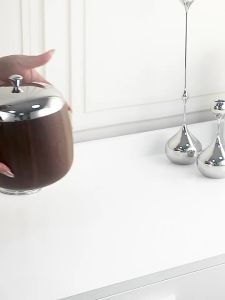 MODERN DELICATE LIFEL | Luxury Walnut Coffee Pod Milk Tea Sugar Storage Box