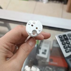 1ชิ้น ขั้วฮาโลเจน ขาเข็ม LED MR16 MR11 G5.3 G4 G6.35 GY6.35 สายทนความร้อน แบบกลม ขั้วหลอดไฟ