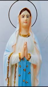 Bunda Maria Lourdes 40 cm Lingkaran Besi - PR 01 (Sudah Termasuk Bubble wrap 3 Meter)