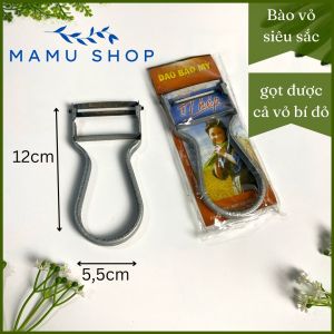 Dao bào gọt vỏ siêu sắc bào mỳ 7 thép gọt được cả vỏ bí đỏ Mamu shop Dao Bào Bằng Thép Không Gỉ Dao Bào Kích Thước 12Cm X 5.5Cm - Lazada