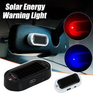 Car Strobe Signal Safety LED Light Flash Warning Imitation Alarm Light Car Wireless Solar Warning Night Sensor Anti-alarm Light