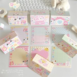 Cartoon Square Card Head And Back Set Baking Packaging OPP Bag Cute Card Holder Set Basic Packaging for Business Supplies