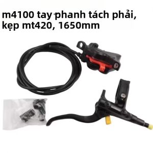 SHIMANO | Phanh Đĩa Thủy Lực Shimano BL-M4100 BR-MT420 Dành Cho Xe Đạp Địa Hình - Phải 1700mm/1650mm Trái 850mm Với Má Phanh Resin Hệ Thống Phanh Xe Đạp