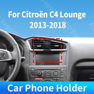 For Citroën C4 Lounge 2013-2018 Car Phone Holder Special Fixed Bracket 360 Rotation Gravity For Car Auto Interior Accessories
