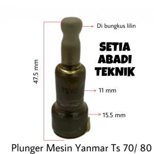 Plunger/ Isi Pompa Solar/ Isi Pump Plunger Mesin Yanmar Ts 70/ 80