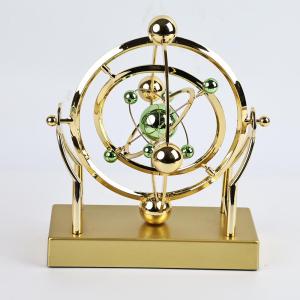Celestial Orbit Pendulum Perpetual Motion Machine Kinetic Art Desk Decor Astronomy Model for Home Office Rotating Sculpture
