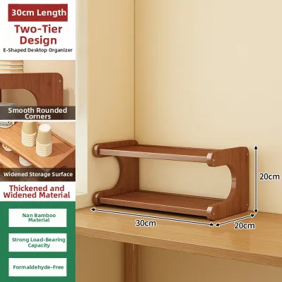 YONGJUE | Corner Desk Organizer Bookshelf