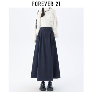 Forever21 | Chân Váy Dài Form A Phong Cách Học Đường Chất Tweed Có Nếp