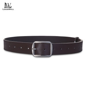 LouisWill เข็มขัดผู้หญิงแฟชั่นย้อนยุคที่สง่างามออกแบบหัวเข็มขัดเข็มเข็มขัดผู้หญิงปรับได้สายรัดยาว PU นุ่มชุดเดรสเข็มขัดโลหะผสมหัวเข็มขัดตกแต่ง