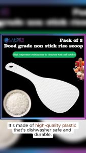 2pcs Rice Paddle - Plastic Food Spoon Scooper Spatula Plastic Serving Spoon Sandok RICE SPOON