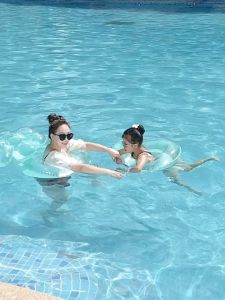 ✨(XLH-205)💦ห่วงยางแฟนซีเด็กลายดอกเดซี่ รุ่นใหม่น่ารัก ห่วงยางว่ายน้ำ ห่วงยางเป่าลม