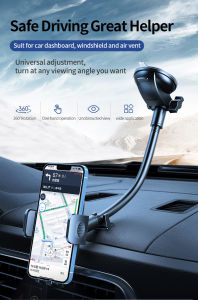 Car Phone Holder Rotatable and Retractable cellphone holder for car Suction Cup Car Phone Holder Mobile Phone Holder 360 Degrees GPS Smartphone Stand Universal