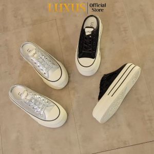 Luxus Minju Sepatu Wanita Sneakers Sporty Sepatu Wanita Slip On Sepatu Hangout Import Viral Kekinian LX2031
