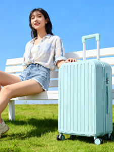 Durable Womens Luggage 2025 New Fashionable 24 Inch Large Capacity Carry-On Suitcase Fashionable Trendy ABS+PC Material