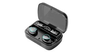 Headset Bluetooth M10 Earphone Wireless TWS Bass Stereo 5.1 With Power Bank AH084 - KMS