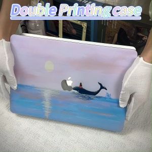 เคลือบ Macbook 13 นิ้ว M1 A2941 อุปกรณ์เสริมแล็ปท็อปผิวฝาแข็งฝา ครอบแป้นพิมพ์ฟรี หินอ่อน เคสหนึ่งสำหรับ Macbook