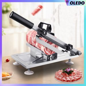 Adjustable Thickness Stainless Steel Meat Slicer for Bacon Beef Mutton - Commercial-Grade Kitchen Tool