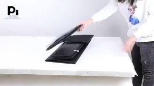 Fine PU Leather Car Trunk Storage Box 72L/55L SUV Vehicle Thickened foldable Organizer box Foldable Interior Supplies triple compartment