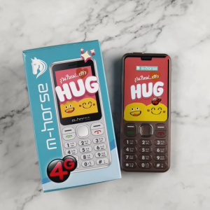 โทรศัพท์ มือถือปุ่มกด4Gรุ่นใหม่ m-horse HUG (4Gแท้) ราคาถูก, แบตอึด เสียงดัง, จอสี ปุ่มกดใหญ่ เมนูภาษาไทย ประกันศูนย์ไทย 1ปี