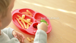 Marcus & Marcus Toddler Dining Set Suction Plate Fork Spoon Baby Gift Set