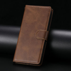 Business Leather Flip Case For Samsung S25 Ultra S24 FE S23 S22 S21 Plus A17 A07 A36 A56 A16 A26 Cards Solt Wallet Stand Cover
