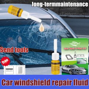 Alat percuma! Kit pembaikan cermin depan AK Pembaikan retak kaca cermin kereta Kit pembaikan cermin depan Murah selamat dan tahan lama Gam cermin kereta retak Gam cermin depan kereta Cecair pembaikan kaca Pembaikan kaca