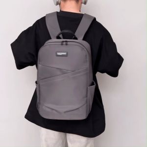 Techdoo Tas Ransel Pria Tas Sekolah Kerja Casual Tas Punggung Laptop Waterproof TR743