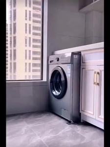 แผ่นรองเครื่องซักผ้า ที่ยึดตู้เย็น แผ่นยางกันสั่น ลดกระแทก ทนทาน รองรับน้ำหนักได้ดี ติดตั้งง่าย ชุด 4 ชิ้น Refrigerator Stabilizer A194