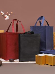 Túi Quà Tặng Vải Không Dệt Năm Rồng 2024 Túi Xách Đựng Đồ Ăn Nhẹ Túi Đựng Rượu Ngoại Túi Đựng Đồ Ăn Nhẹ Cỡ Lớn Túi Đựng Đồ Ăn Nhẹ