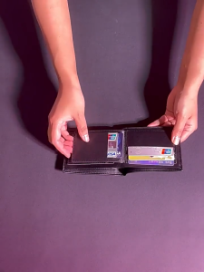 🔥ส่งไวจากไทย🔥MANDU P298กระเป๋าสตางค์ผู้ชาย RFID แฟชั่นเดนิมความจุขนาดใหญ่อเนกประสงค์ กระเป๋าสตางค์ Mens wallets