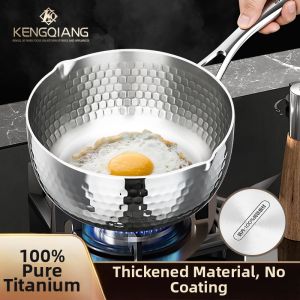 RONGCHUAN | Baby & Infant Feeding Pure Titanium Small Saucepan