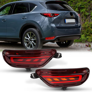 For Mazda CX-5 CX5 2017 2018 2019 2020 2021 3-Functions Car Rear Bumper Lights Dynamic Turn Signal Brake Lamp Driving Lamp 12V