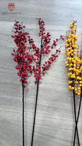 Bunga Artificial Cherry Imlek - Bunga Pot Plastik CNY A019